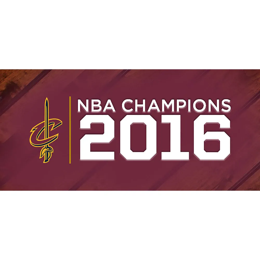 Cleveland Cavaliers 2016 NBA Finals Champions 12" Replica Larry O'Brien Trophy with Sublimated Plate