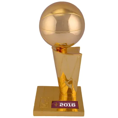 Cleveland Cavaliers 2016 NBA Finals Champions 12" Réplique du Trophée Larry O'Brien avec plaque sublimée