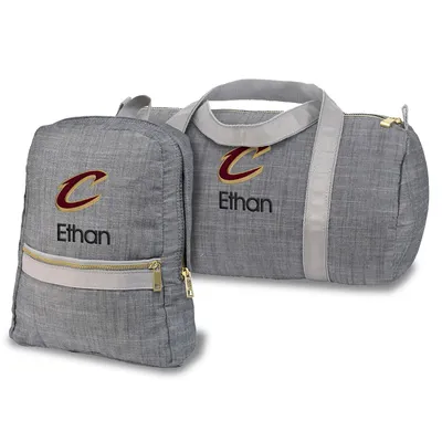 Cleveland Cavaliers Personalized Small Backpack and Duffle Bag Set