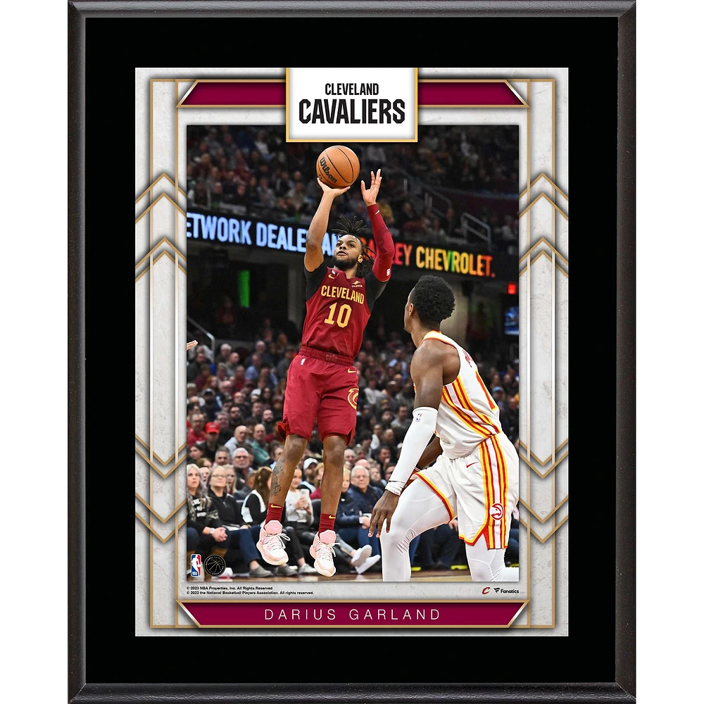 Plaque de joueur sublimée de 10,5" x 13" des Cleveland Cavaliers de Darius Garland