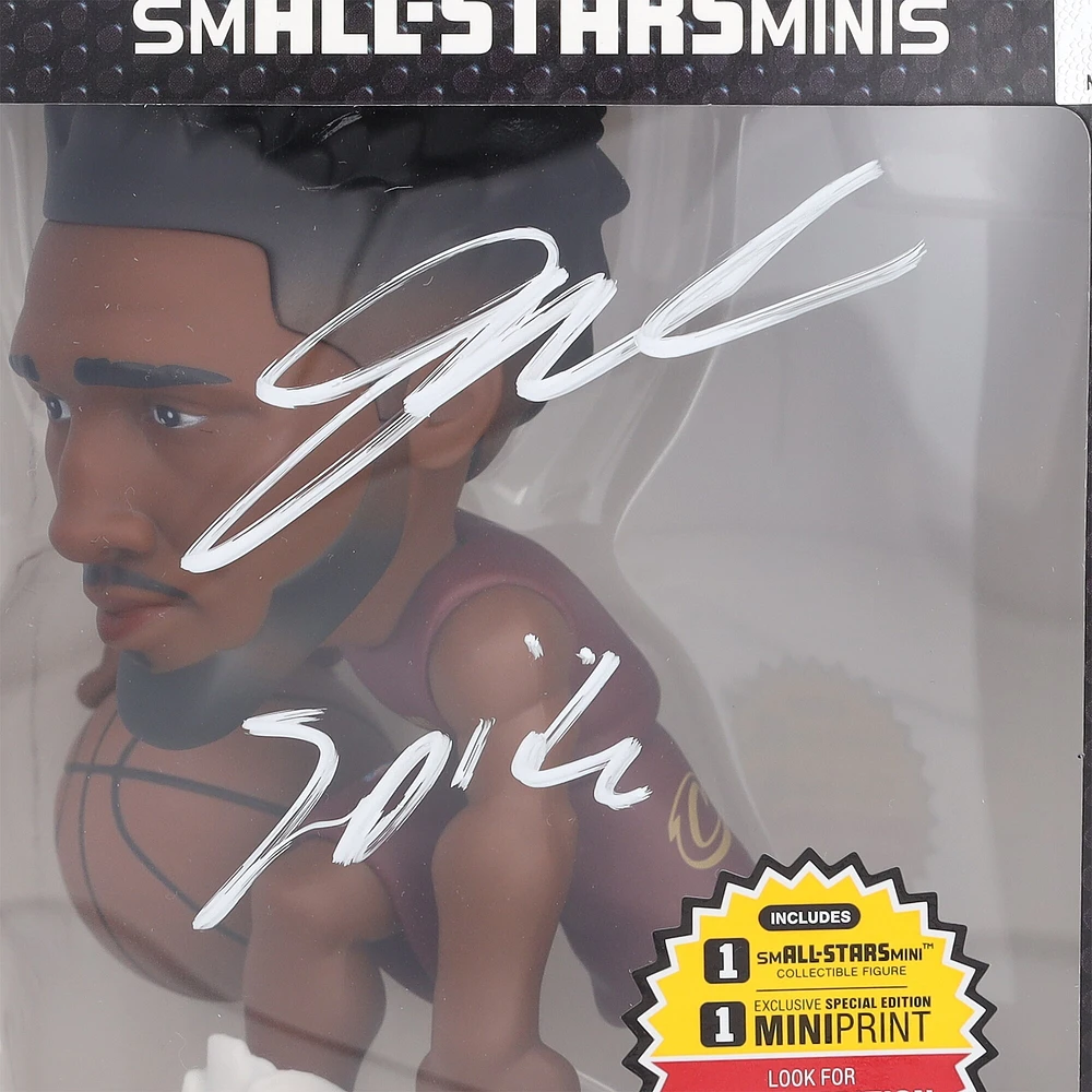 Figurine en vinyle 6" dédicacée par Donovan Mitchell des Cleveland Cavaliers avec inscription "Spida"