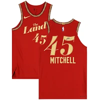 Maillot Nike City Edition Swingman 2023-24 signé Donovan Mitchell Cleveland Cavaliers