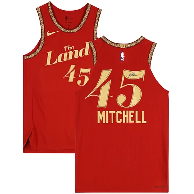 Maillot Nike City Edition Swingman 2023-24 signé Donovan Mitchell Cleveland Cavaliers