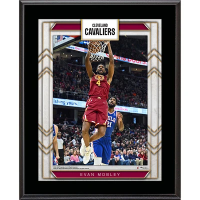 Plaque de joueur sublimée Evan Mobley Cleveland Cavaliers 10,5" x 13"