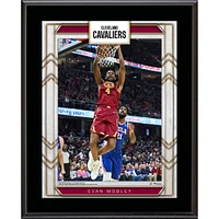Plaque de joueur sublimée Evan Mobley Cleveland Cavaliers 10,5" x 13"