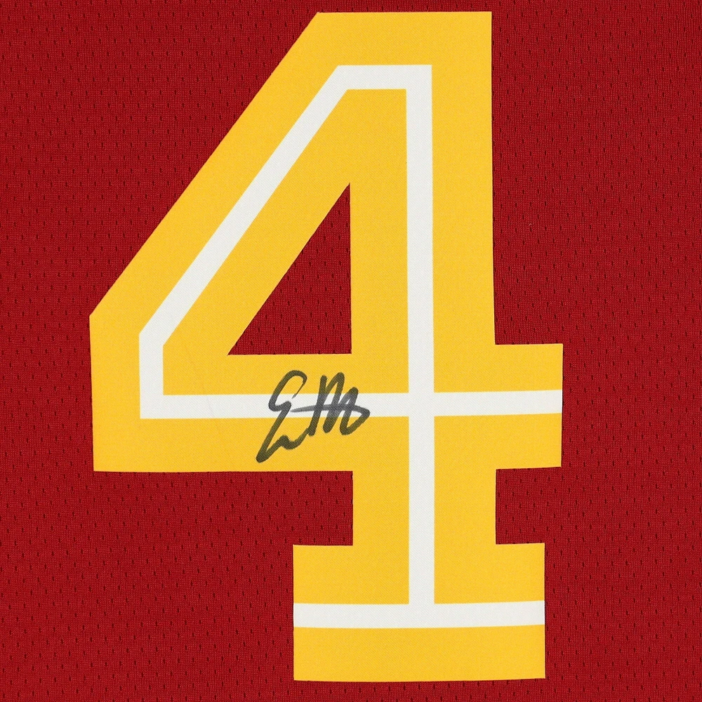 Evan Mobley Cleveland Cavaliers Autographed Nike Red 2021-22 Mixtape Swingman Jersey