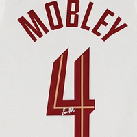 Maillot Swingman Nike blanc autographié par Evan Mobley des Cleveland Cavaliers 2022-2023