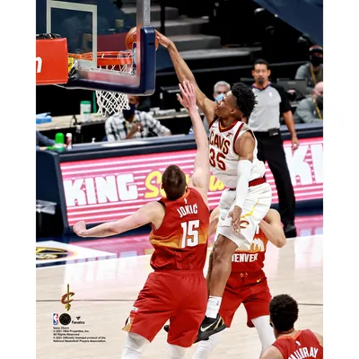 Isaac Okoro Cleveland Cavaliers Fanatics Authentic Unsigned Dunk vs. Denver Nuggets Photograph