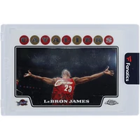 Carte Topps Chrome #23 de LeBron James Cleveland Cavaliers 2008-09