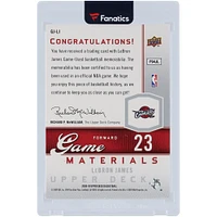 LeBron James Cleveland Cavaliers 2009-10 Upper Deck Game Materials Carte Red Relic #GJ-LJ