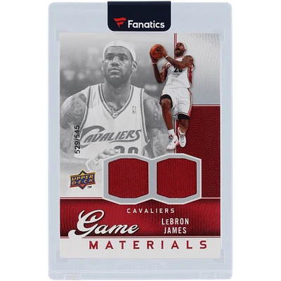 LeBron James Cleveland Cavaliers 2009-10 Upper Deck Game Materials Carte Red Relic #GJ-LJ