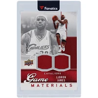 LeBron James Cleveland Cavaliers 2009-10 Upper Deck Game Materials Carte Red Relic #GJ-LJ