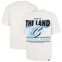 Men's '47  White Cleveland Cavaliers City Edition Shifty Foundation T-Shirt