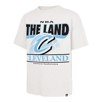 Men's '47  White Cleveland Cavaliers City Edition Shifty Foundation T-Shirt