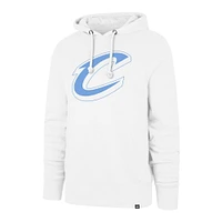 Men's '47  White Cleveland Cavaliers Headline Pullover Hoodie