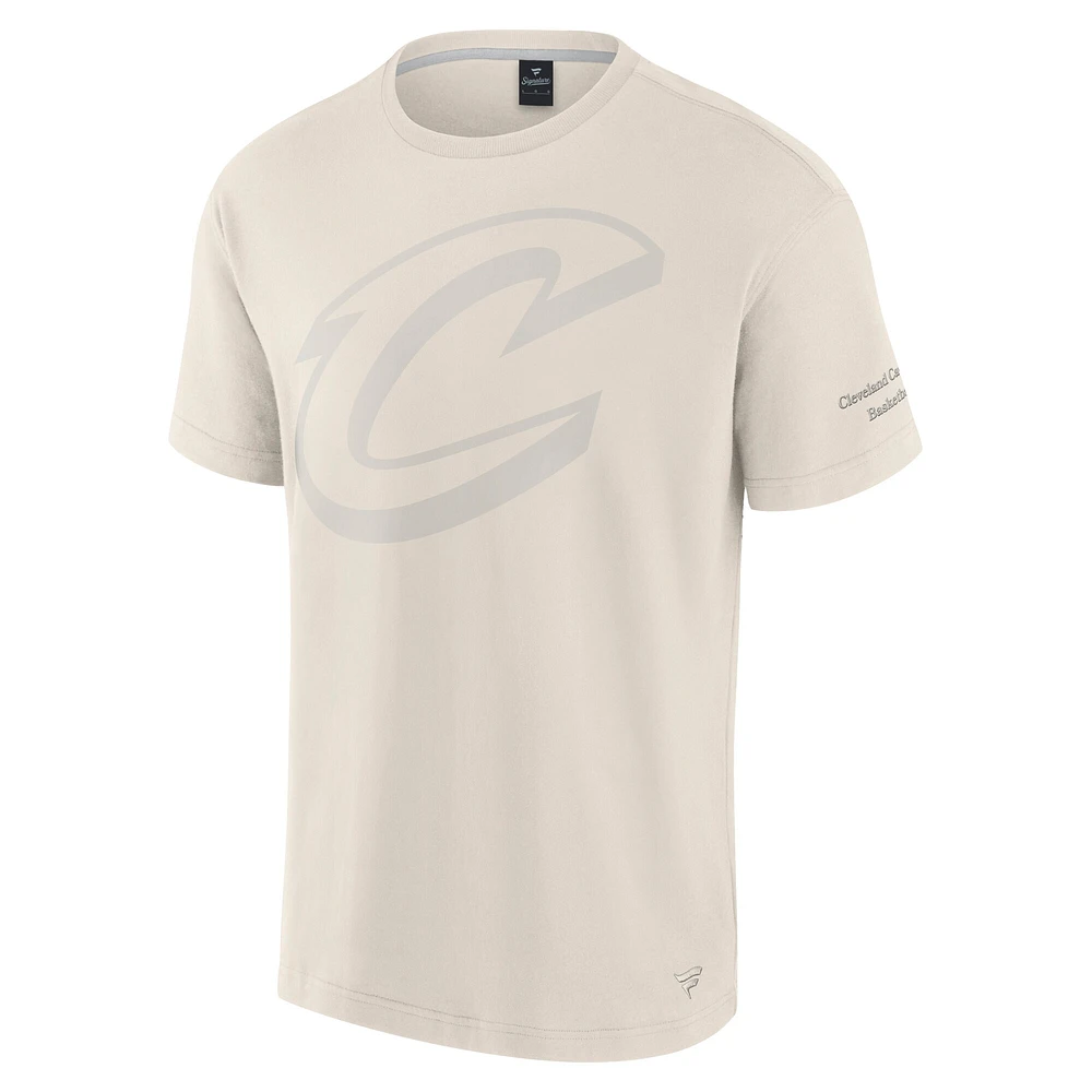 Men's Fanatics Cream Cleveland Cavaliers Elements Iconic T-Shirt