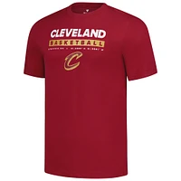 Men's Fanatics  Wine Cleveland Cavaliers Location Just Net T-Shirt
