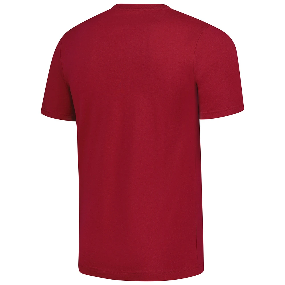 Men's Fanatics  Wine Cleveland Cavaliers Location Just Net T-Shirt