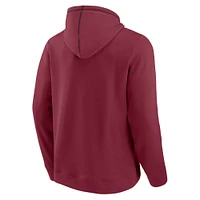 Men's Fanatics Wine Cleveland Cavaliers Split the Crowd - Pullover Hoodie