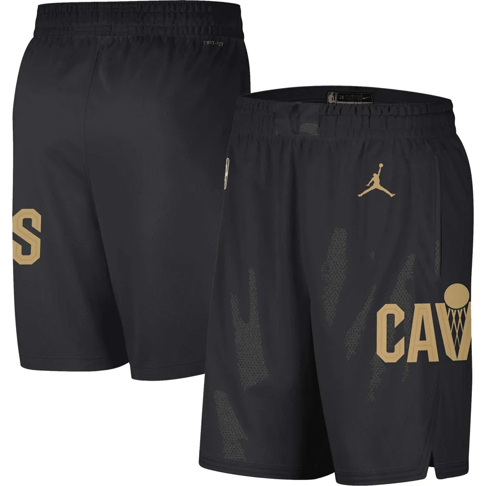 Men's Cleveland Cavaliers Jordan Brand Black 2022/2023 Statement Edition  Swingman Performance Shorts