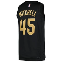 Men's Jordan Brand Donovan Mitchell Black Cleveland Cavaliers Swingman Player Jersey - Statement Edition