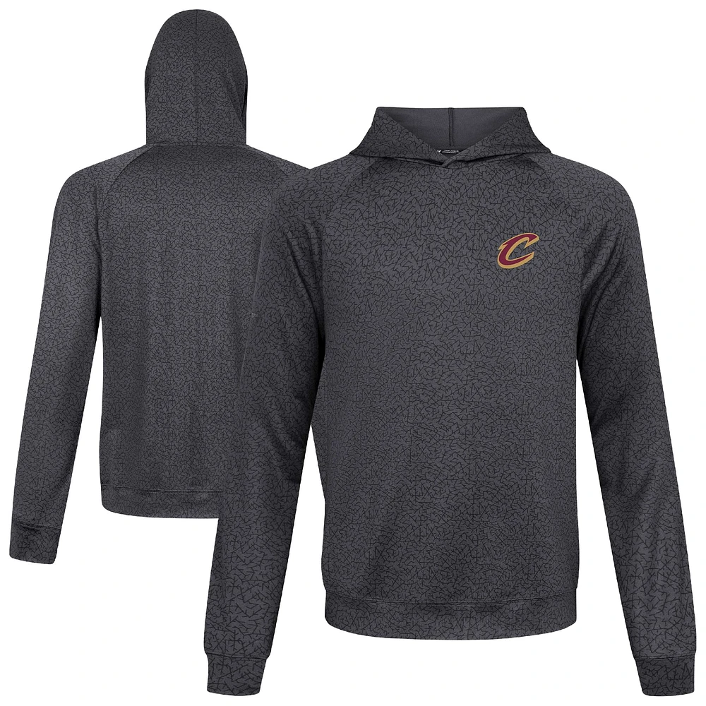 Men's Levelwear Black Cleveland Cavaliers Challenger Pullover Hoodie