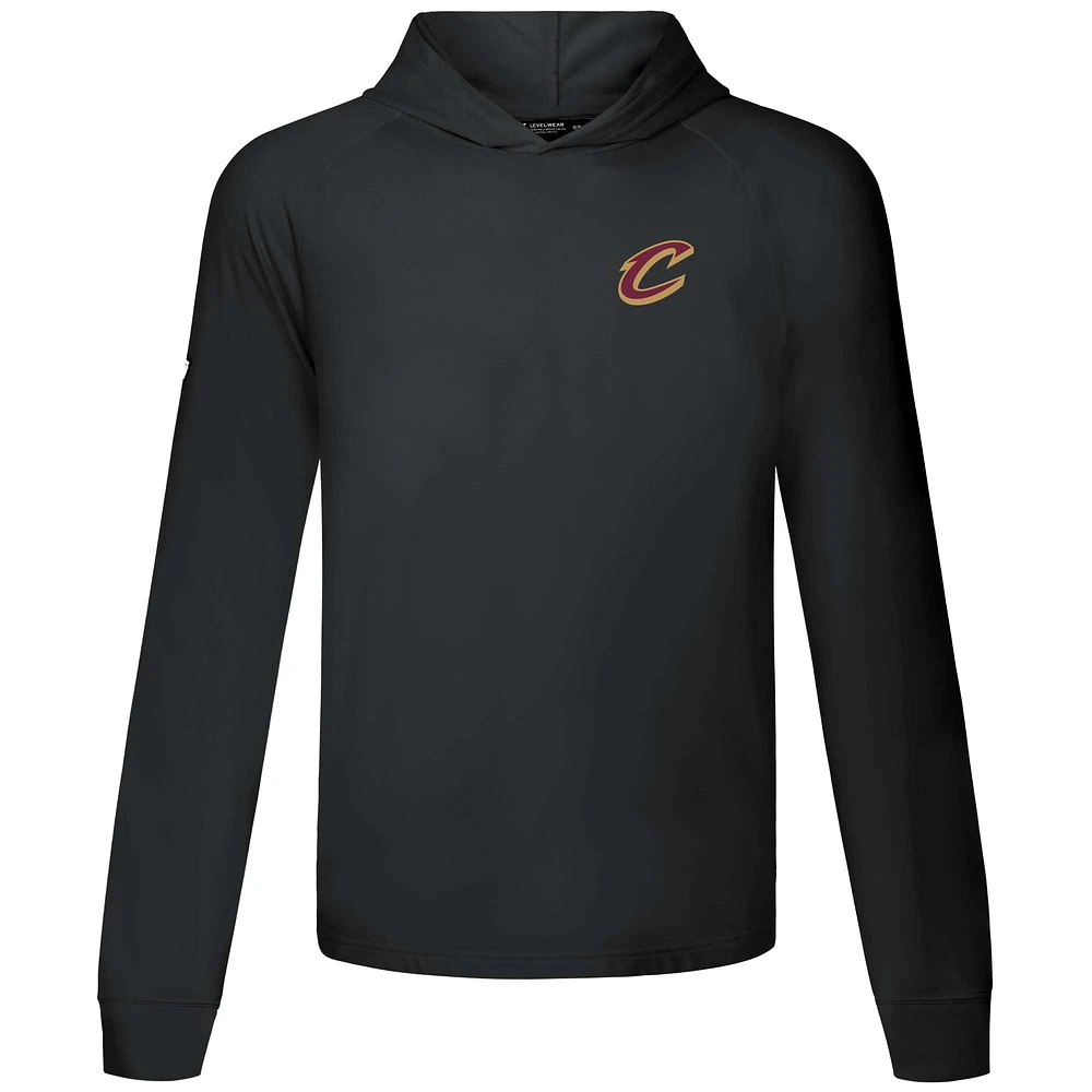 Men's Levelwear Black Cleveland Cavaliers Dimension R Pullover Hoodie