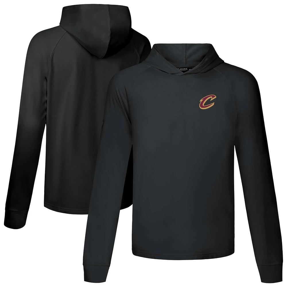 Men's Levelwear Black Cleveland Cavaliers Dimension R Pullover Hoodie