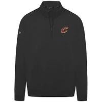 Men's Levelwear Black Cleveland Cavaliers Murray Quarter-Zip Pullover