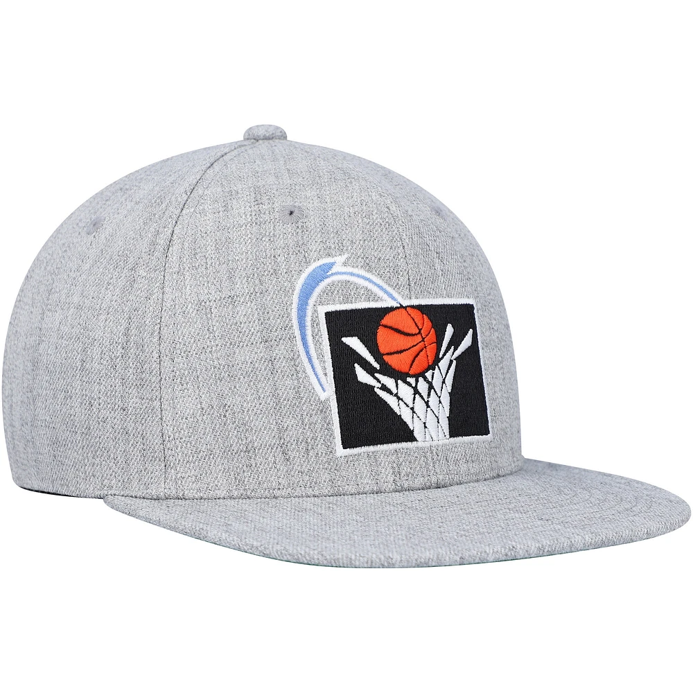 Casquette Snapback Cleveland Cavaliers Hardwood Classics 2.0 gris chiné Mitchell & Ness pour homme