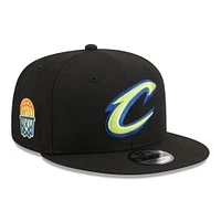 Casquette snapback 9FIFTY Cleveland Cavaliers Neon Pop New Era noire pour homme