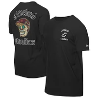 T-shirt New Era noir pour homme avec motif Sugar Skulls des Cleveland Cavaliers