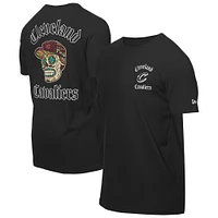 T-shirt New Era noir pour homme avec motif Sugar Skulls des Cleveland Cavaliers