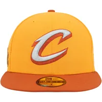 Casquette ajustée 59FIFTY Cleveland Cavaliers New Era pour homme, or/rouille