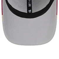 Men's New Era Gray/Wine Cleveland Cavaliers Active Trim 39THIRTY Flex Hat