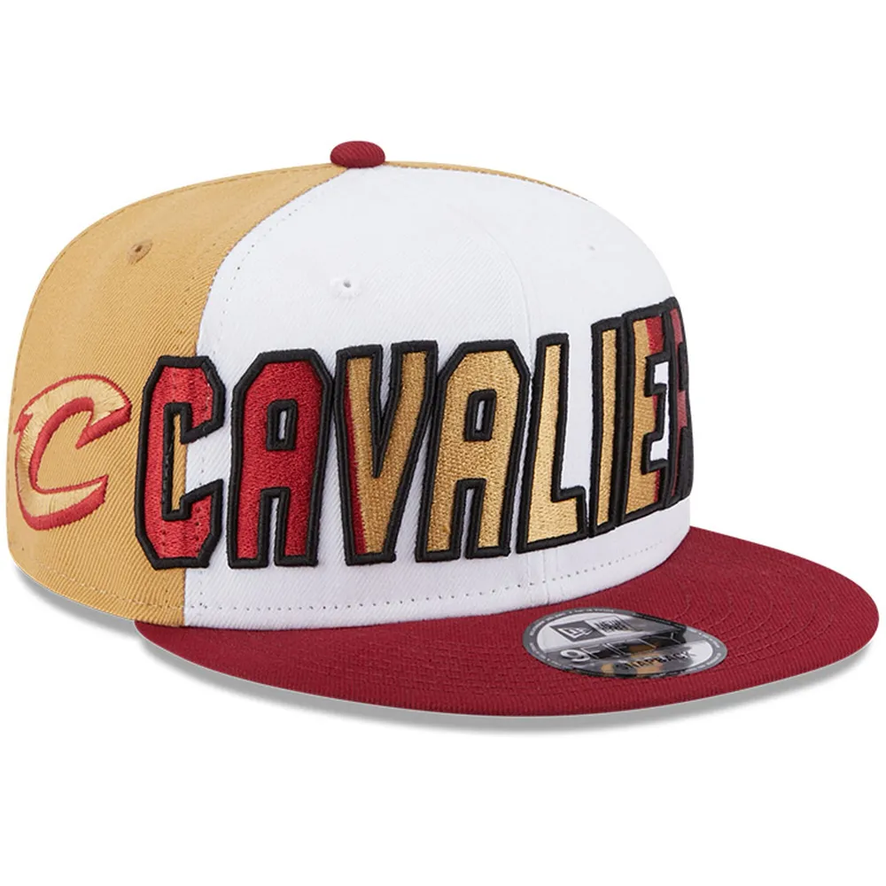 Lids Cleveland Cavaliers Era Back Half 9FIFTY Snapback Hat - White/Wine | Foxvalley Mall