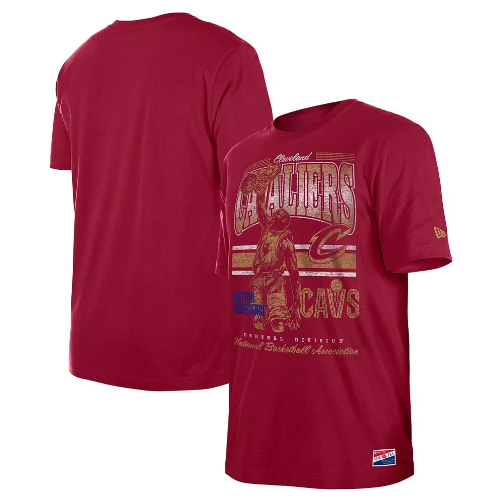 T-shirt oversize délavé aux enzymes Cleveland Cavaliers de New Era pour homme