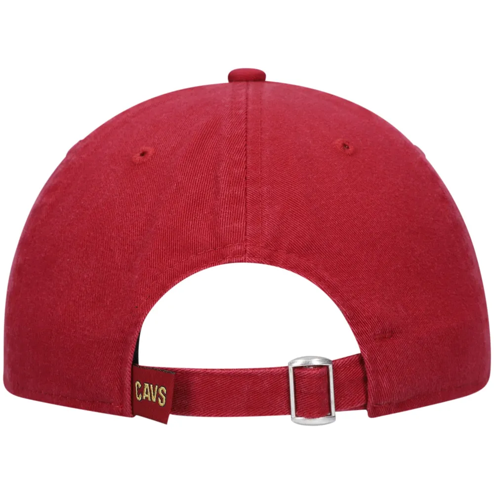 Casquette New Era Wine Cleveland Cavaliers avec logo officiel 9TWENTY Team Color réglable pour homme