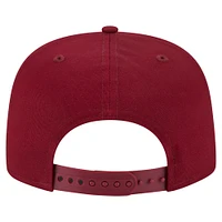 Men's New Era Wine Cleveland Cavaliers Team Text Golfer Snapback Hat
