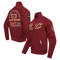 Men's Pro Standard Wine Cleveland Cavaliers Area Code Full-Zip Jacket