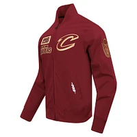 Men's Pro Standard Wine Cleveland Cavaliers Area Code Full-Zip Jacket