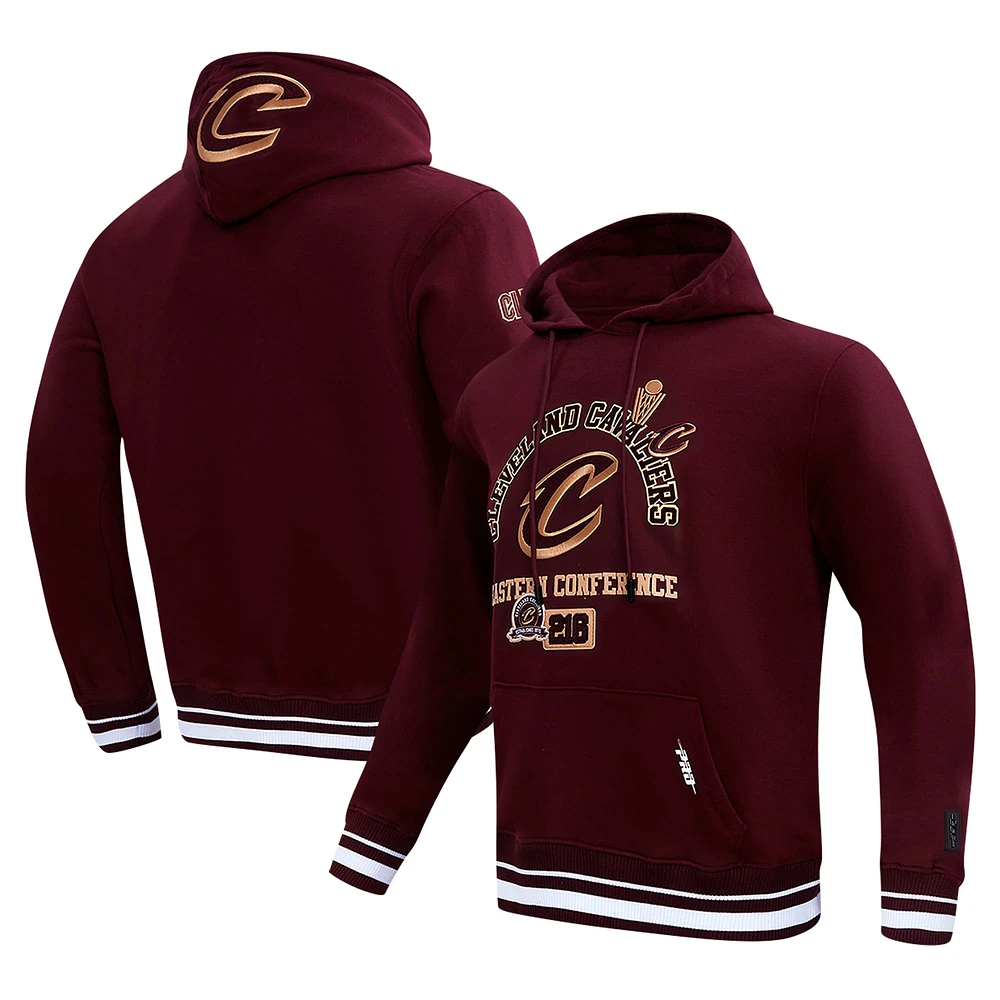 Sweat à capuche pour homme Pro Standard Wine Cleveland Cavaliers Area Code