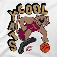 Men's Stadium Essentials White Cleveland Cavaliers NBA x Staycool Mascot Oversized T-Shirt