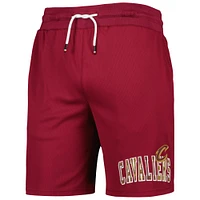 Tommy Jeans - Wine Cleveland Cavaliers Mike Short de basketball en maille pour homme