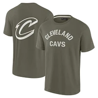 T-shirt unisexe Fanatics Olive Cleveland Cavaliers Elements super doux à manches courtes