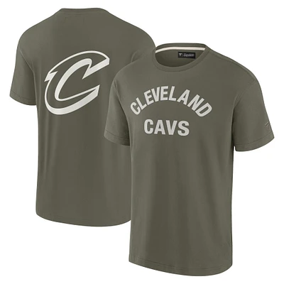 Unisex Fanatics Olive Cleveland Cavaliers Elements Super Soft Short Sleeve T-Shirt