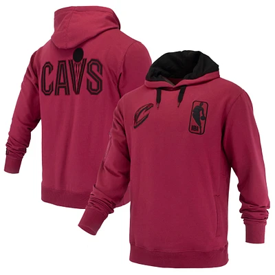 Sweat à capuche unisexe FISLL Wine Cleveland Cavaliers Logoman Shadow Collection