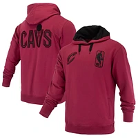 Sweat à capuche unisexe FISLL Wine Cleveland Cavaliers Logoman Shadow Collection