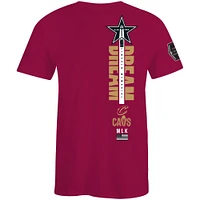 T-shirt unisexe FISLL x Black History Collection Wine Cleveland Cavaliers