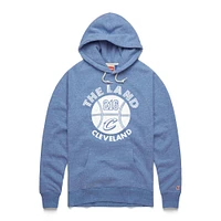 Unisex Homage Light Blue Cleveland Cavaliers Hometown Edition Tri-Blend Raglan Pullover Hoodie